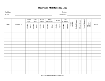 Custodial Cleaning Schedule Template from www.wordexcelsample.com