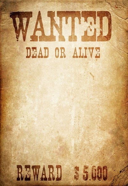 wanted poster