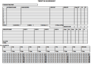 indoor cricket score sheet excel indoor cricket score sheet excel