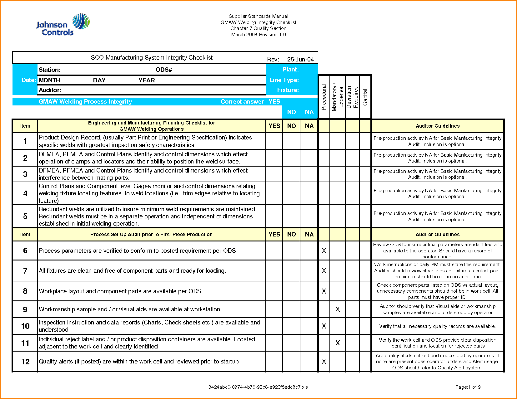 6+ Excel Checklist Templates - Word Excel Templates