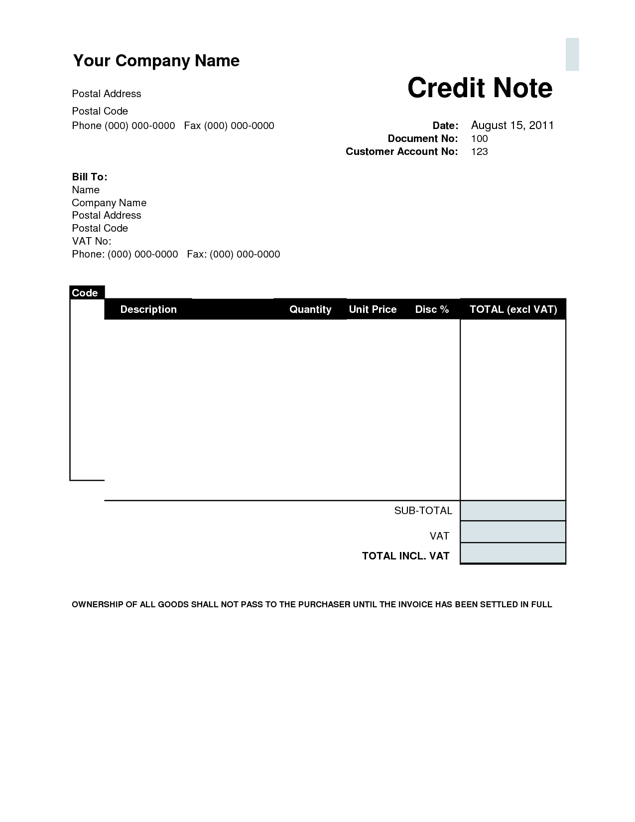 credit-note-format-2-2