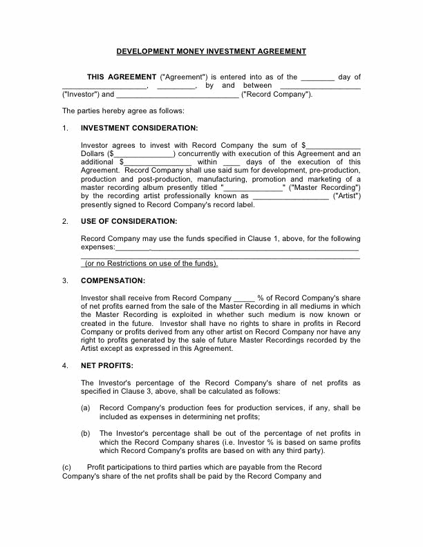 investment-agreement-template-5-5