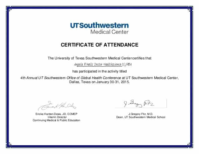 Certificate Of Attendance Template Word from www.wordexcelsample.com