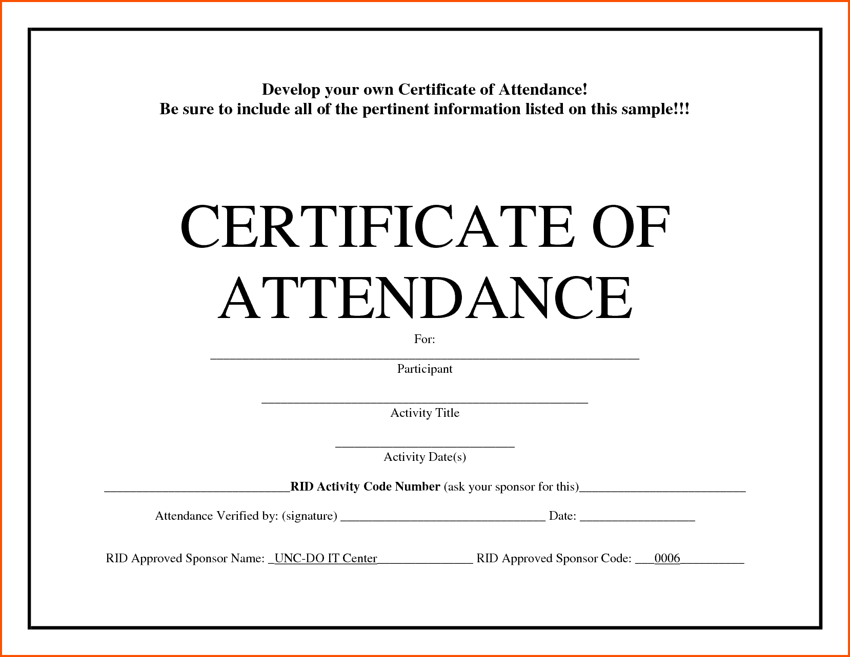 attendance-memo-sample