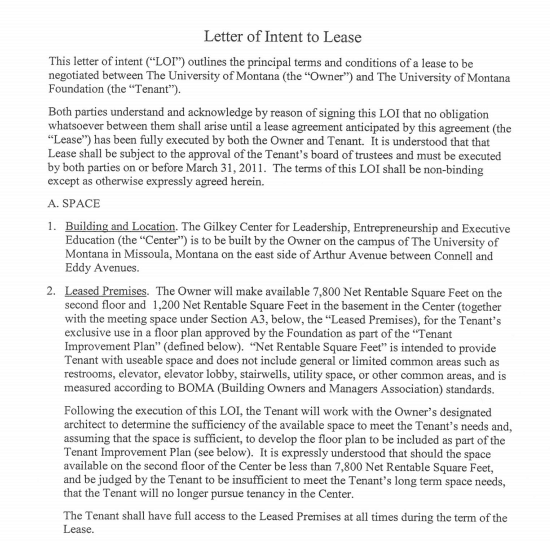 Letter Of Intent To Lease Residential Property from www.wordexcelsample.com