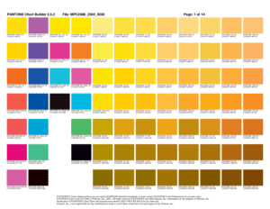 5+ Printable HTML Color Charts - Word Excel Templates