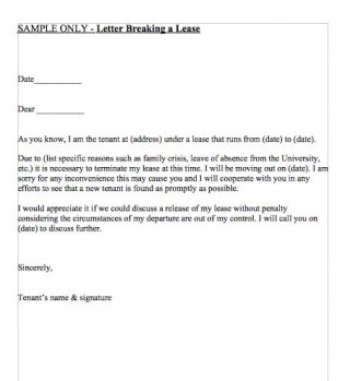 Tenancy Termination Letter From Landlord from www.wordexcelsample.com