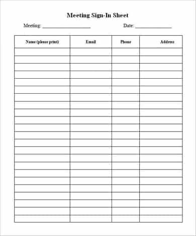 Visitor Sign In Sheet Template Excel from www.wordexcelsample.com