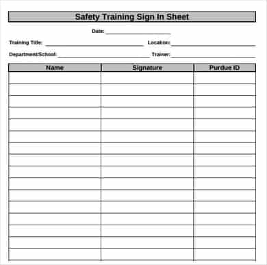 13 Free Sign In Sheet Templates Word Excel Templates
