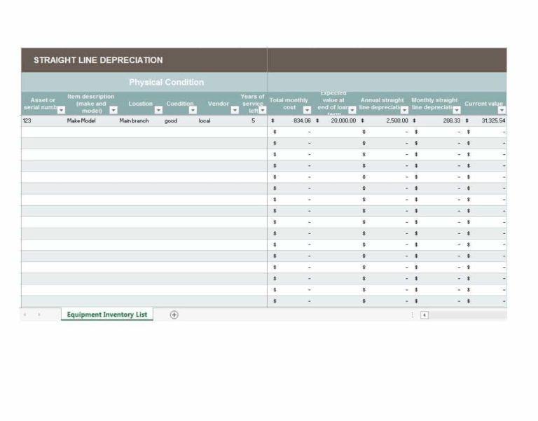 depreciation-schedule-excel-template