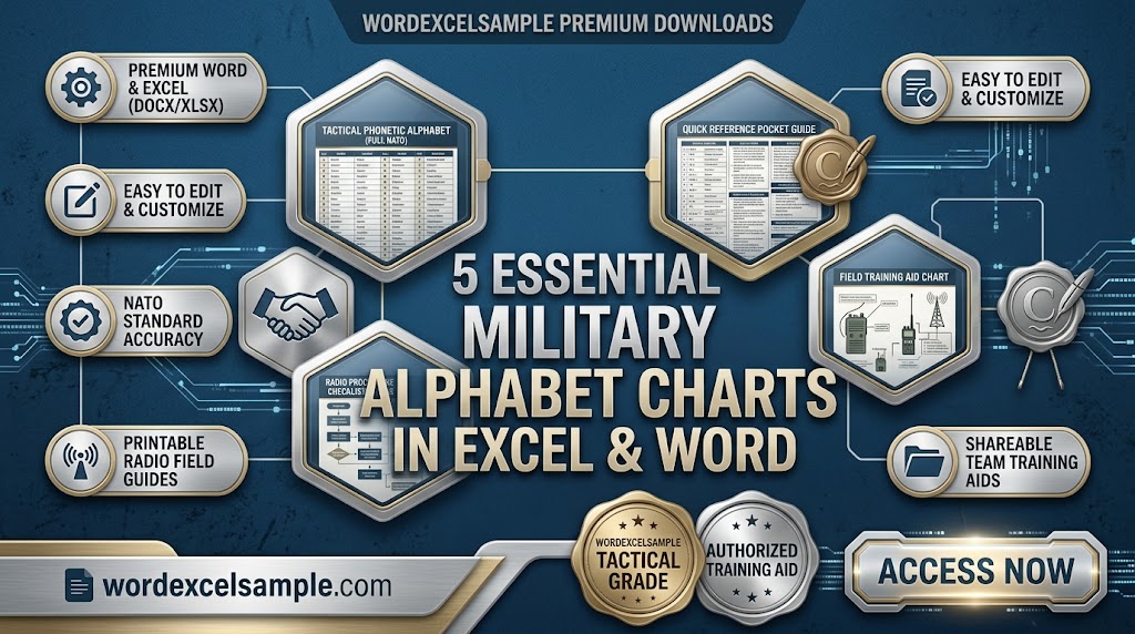 Free Military Alphabet Charts